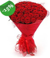 51 adet kırmızı gül buketi özel hissedenlere  Erzincan online çiçekçi , çiçek siparişi 