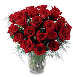  Erzincan 14 şubat sevgililer günü çiçek  11 adet kirmizi gül cam yada mika vazo içerisinde