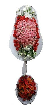 çift katlı düğün açılış sepeti  Erzincan çiçek yolla , çiçek gönder , çiçekçi  